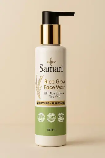 Samari Rice Glow Facewash